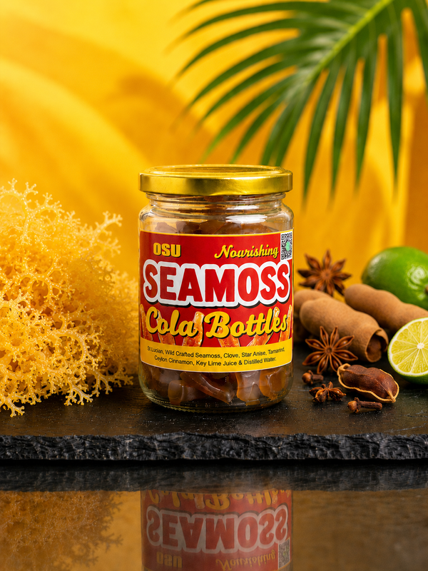 Discover the Tropical Twist on a Classic Flavour: St. Lucian Sea Moss Cola Gummies